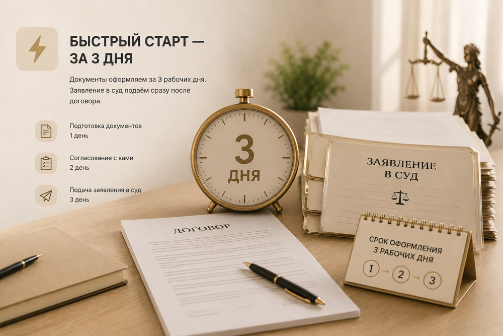 Быстрый старт — за 3 дня